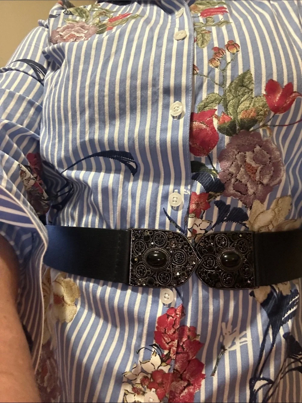 Chicos leather belt